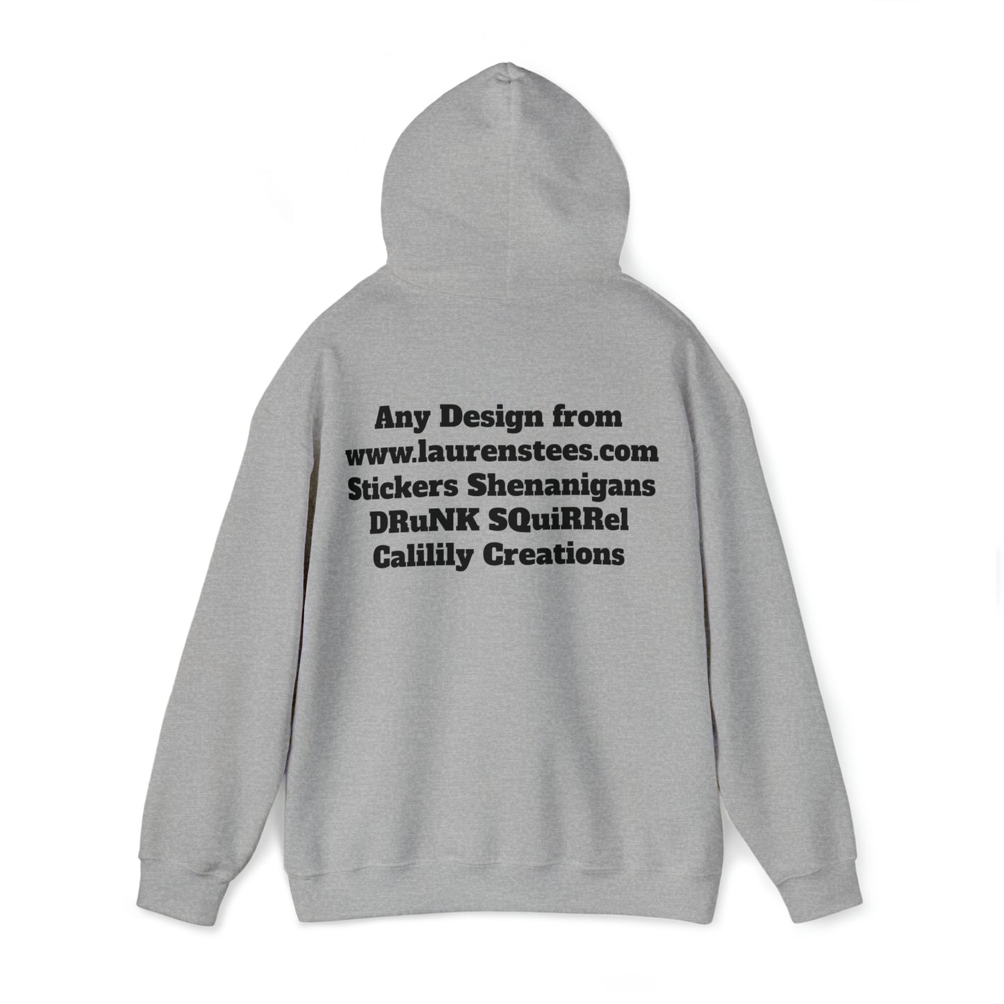 Custom or Any Design on Site Hoodie FRONT AND BACK DESIGNS - Unisex Heavy Blend™ Hooded Sweatshirt