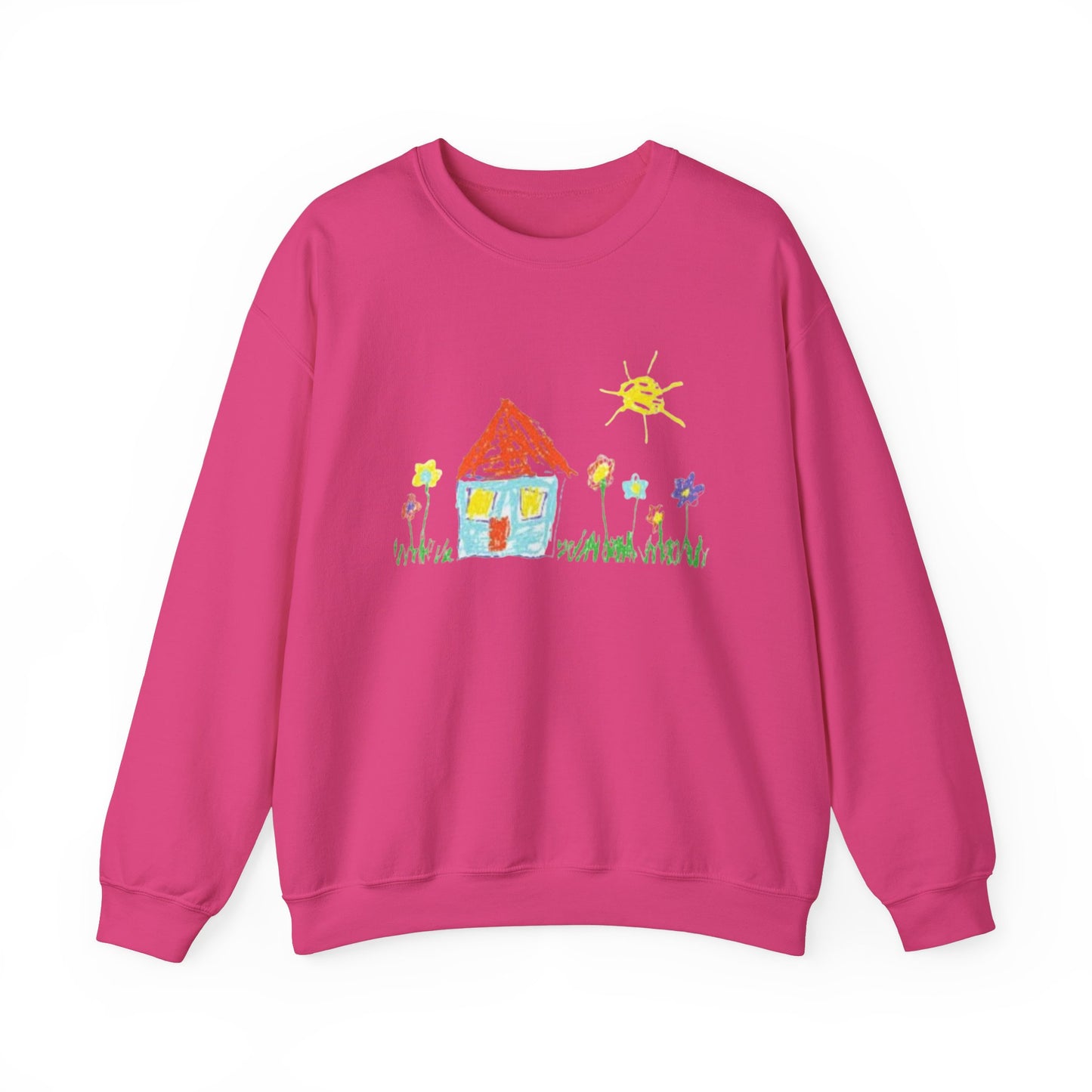 Your Child’s Art on a Shirt - Unisex Heavy Blend™ Crewneck Sweatshirt