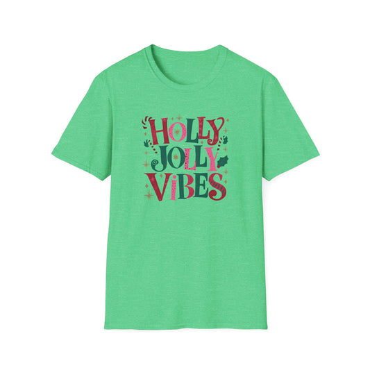 Holly Jolly Vibes - Unisex Softstyle T-Shirt