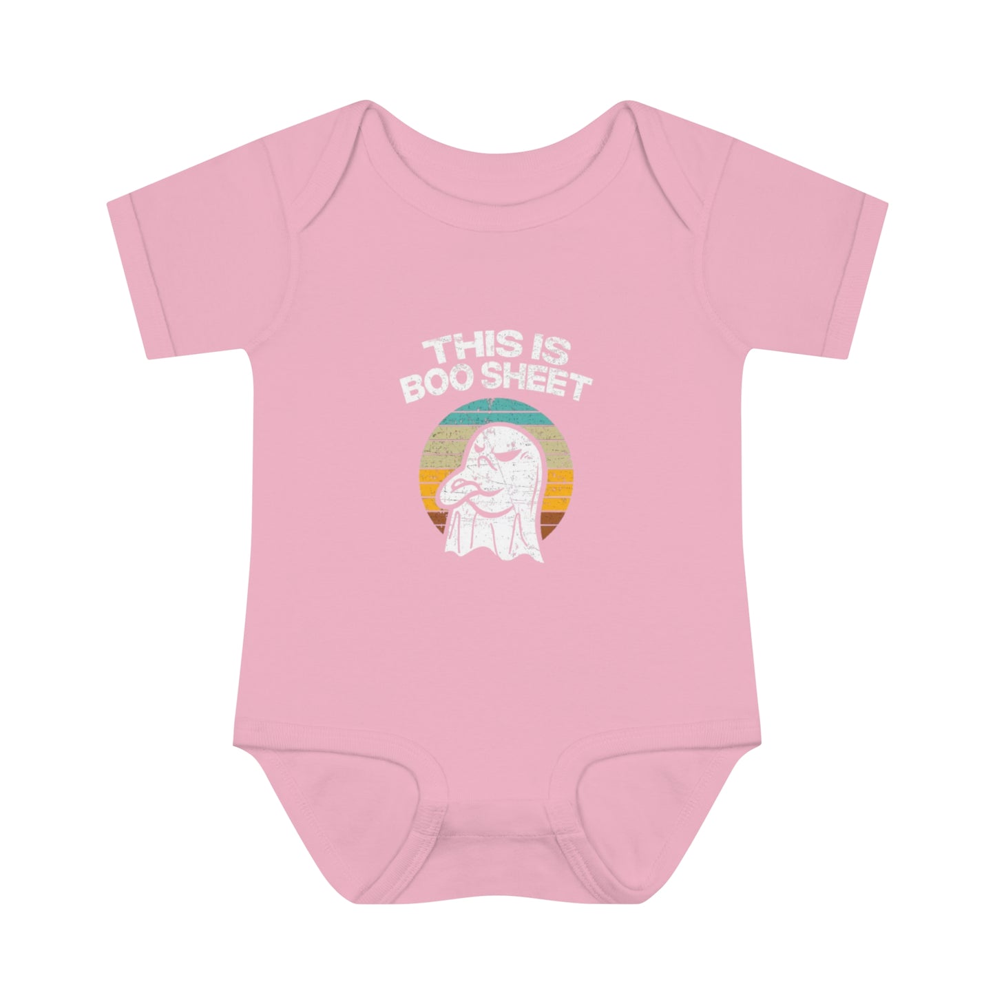 This is Boo Sheet - Infant Baby Rib Bodysuit