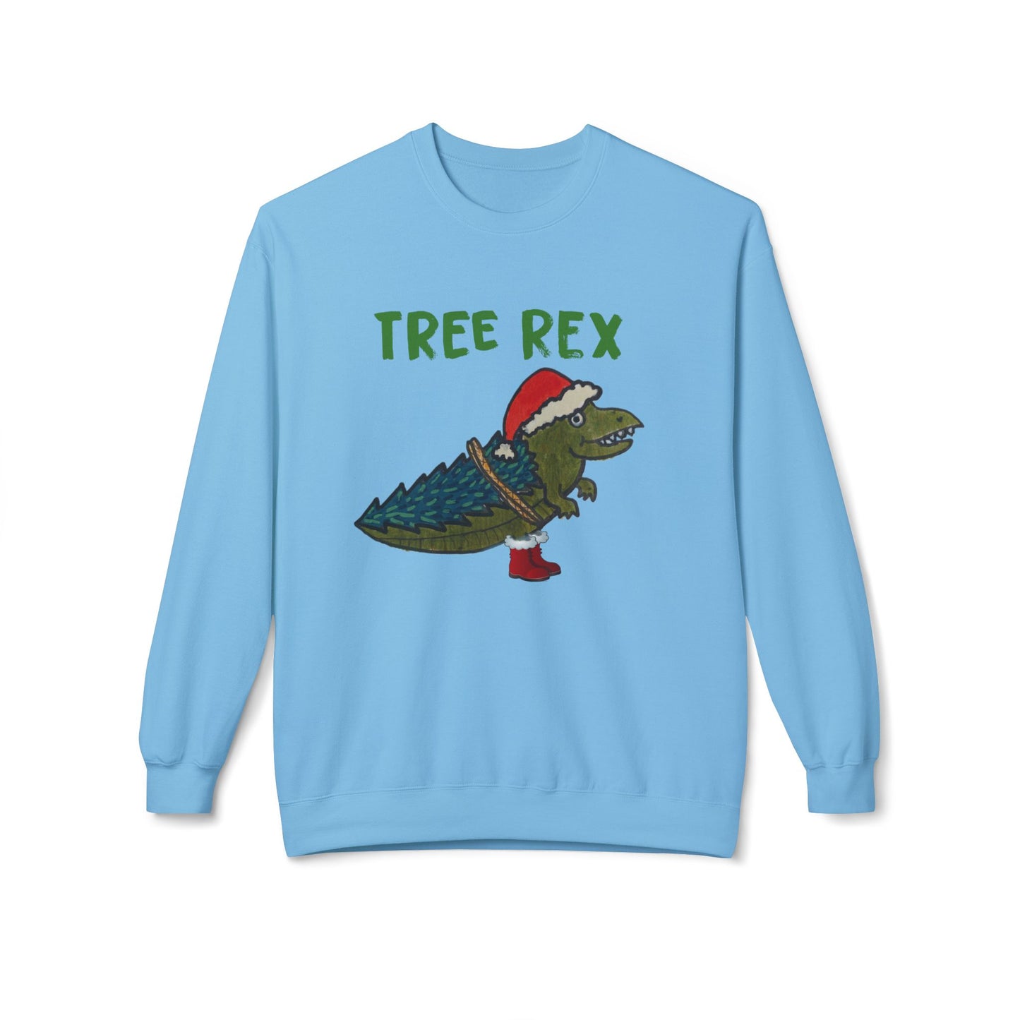 Tree Rex - Unisex Midweight Softstyle Fleece Crewneck Sweatshirt