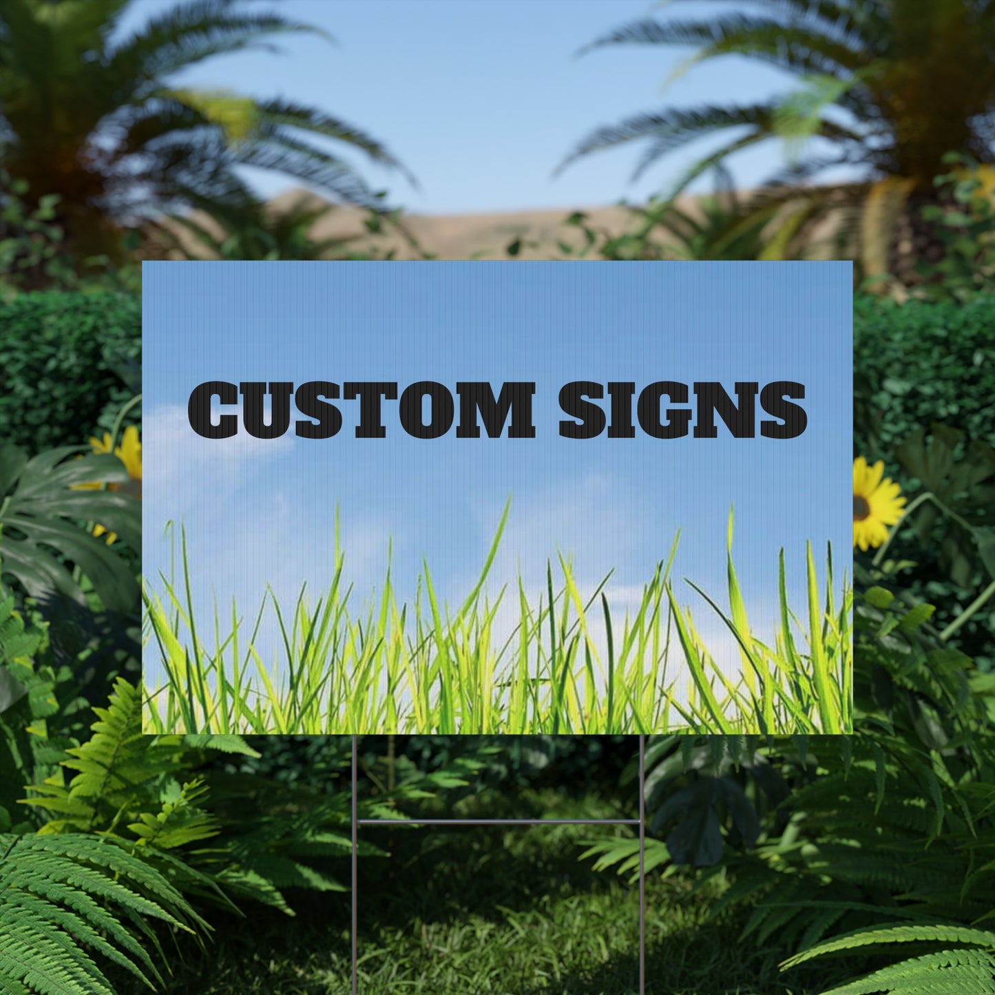 Custom - Plastic Yard Sign