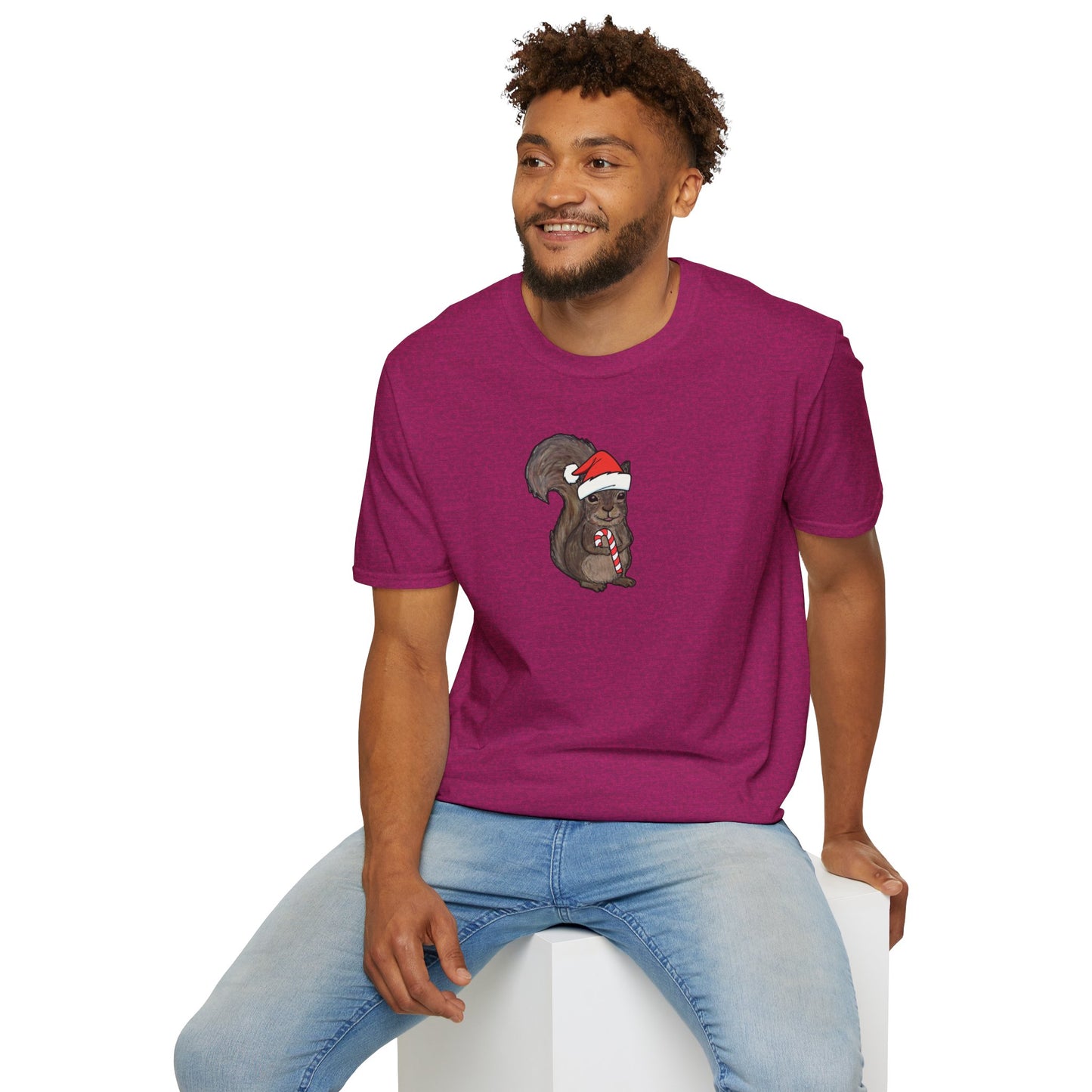 Drunk Squirrel - Unisex Softstyle T-Shirt