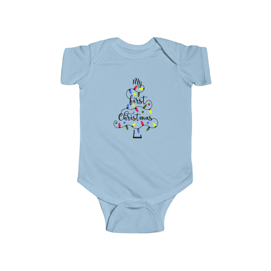 First Christmas - Infant Fine Jersey Bodysuit