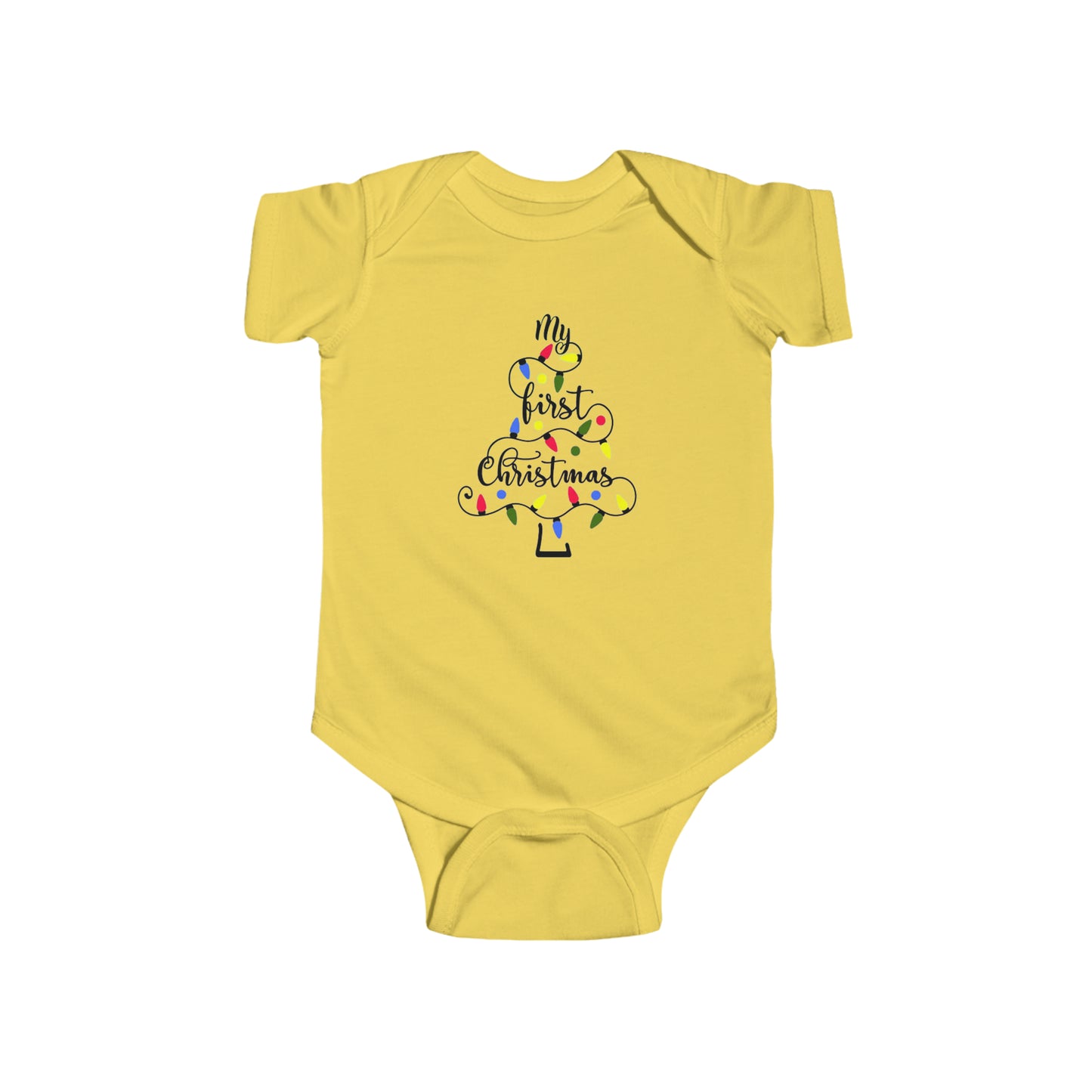 First Christmas - Infant Fine Jersey Bodysuit