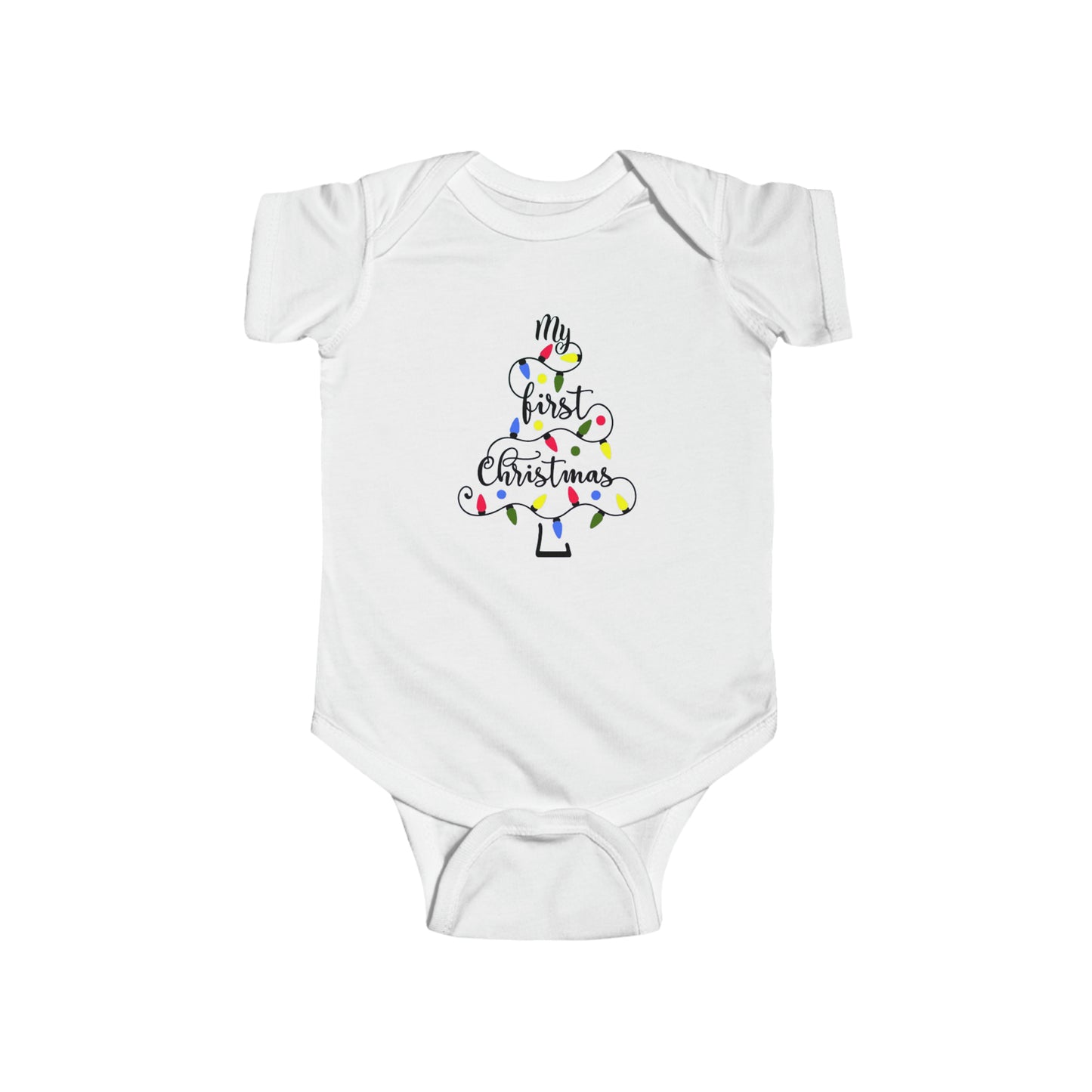 First Christmas - Infant Fine Jersey Bodysuit