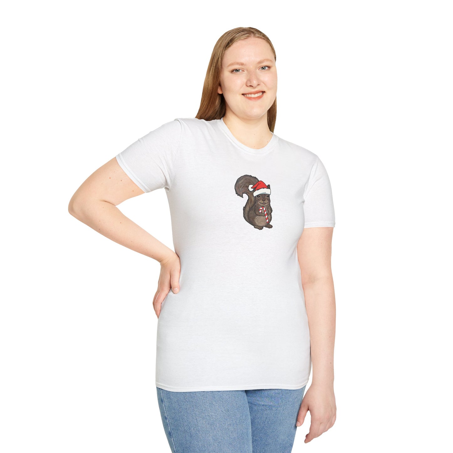 Drunk Squirrel - Unisex Softstyle T-Shirt