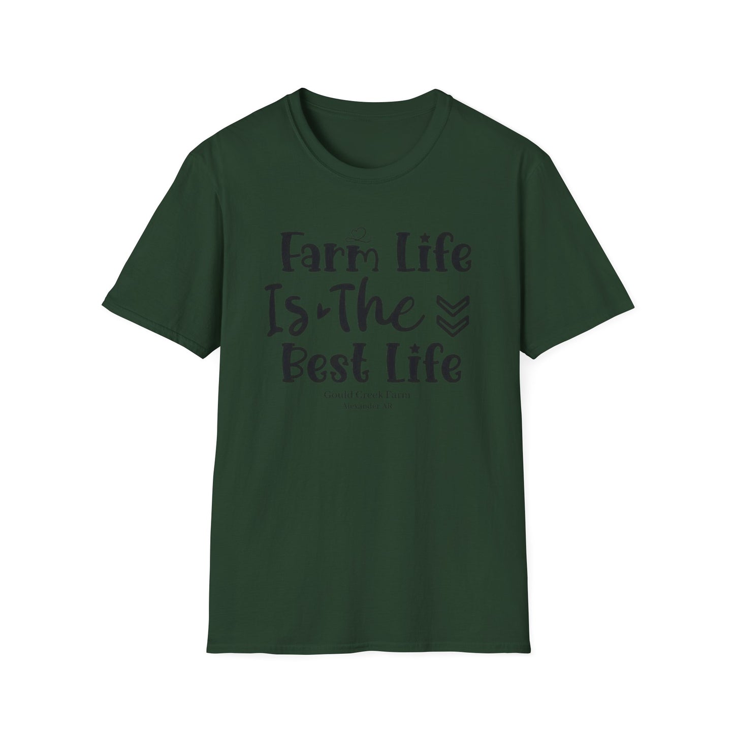 Farm Life is the Best Life GCF - Unisex Softstyle T-Shirt