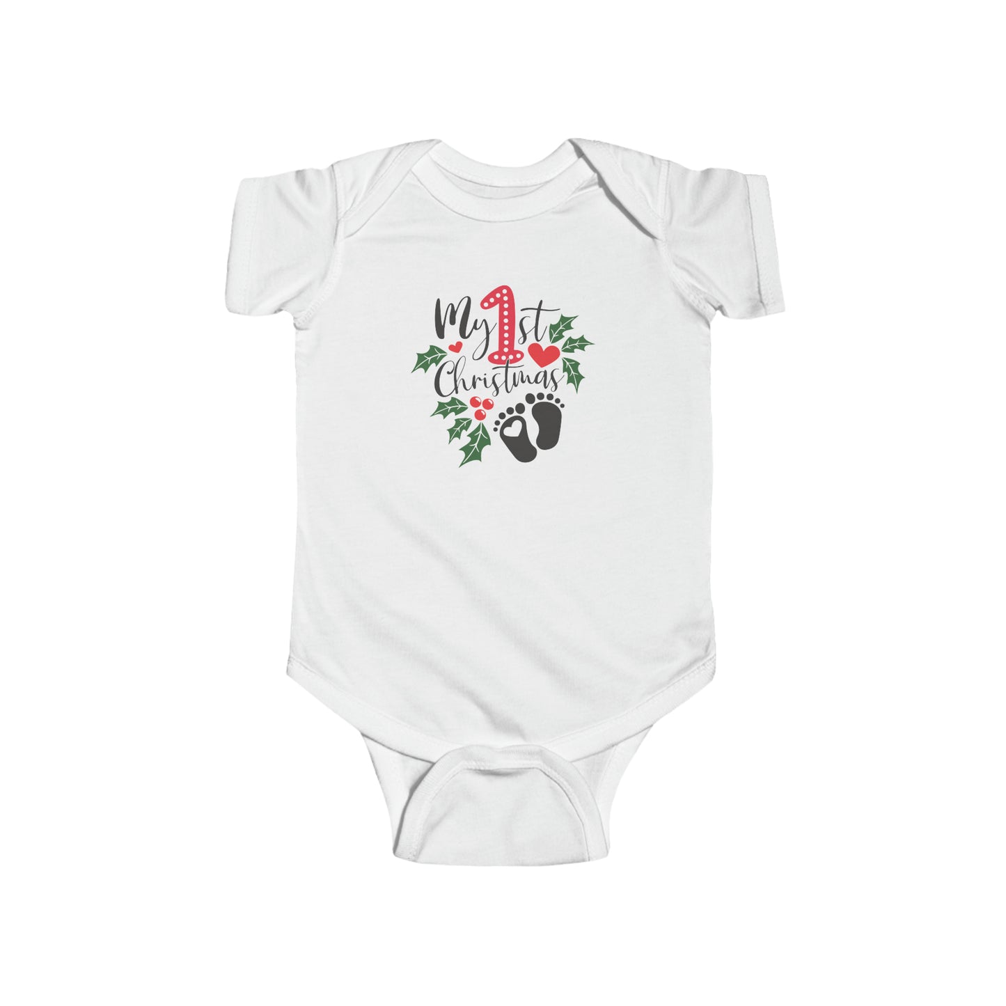 My 1st Christmas - Infant Fine Jersey Bodysuit