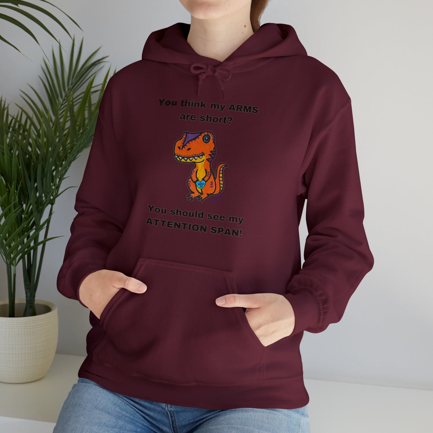 You think my arms are short... - Unisex Heavy Blend™ Hooded Sweatshirt