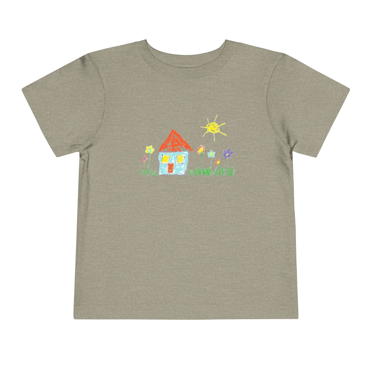 Your Childs Art on a Shirt - Toddler Short Sleeve Tee