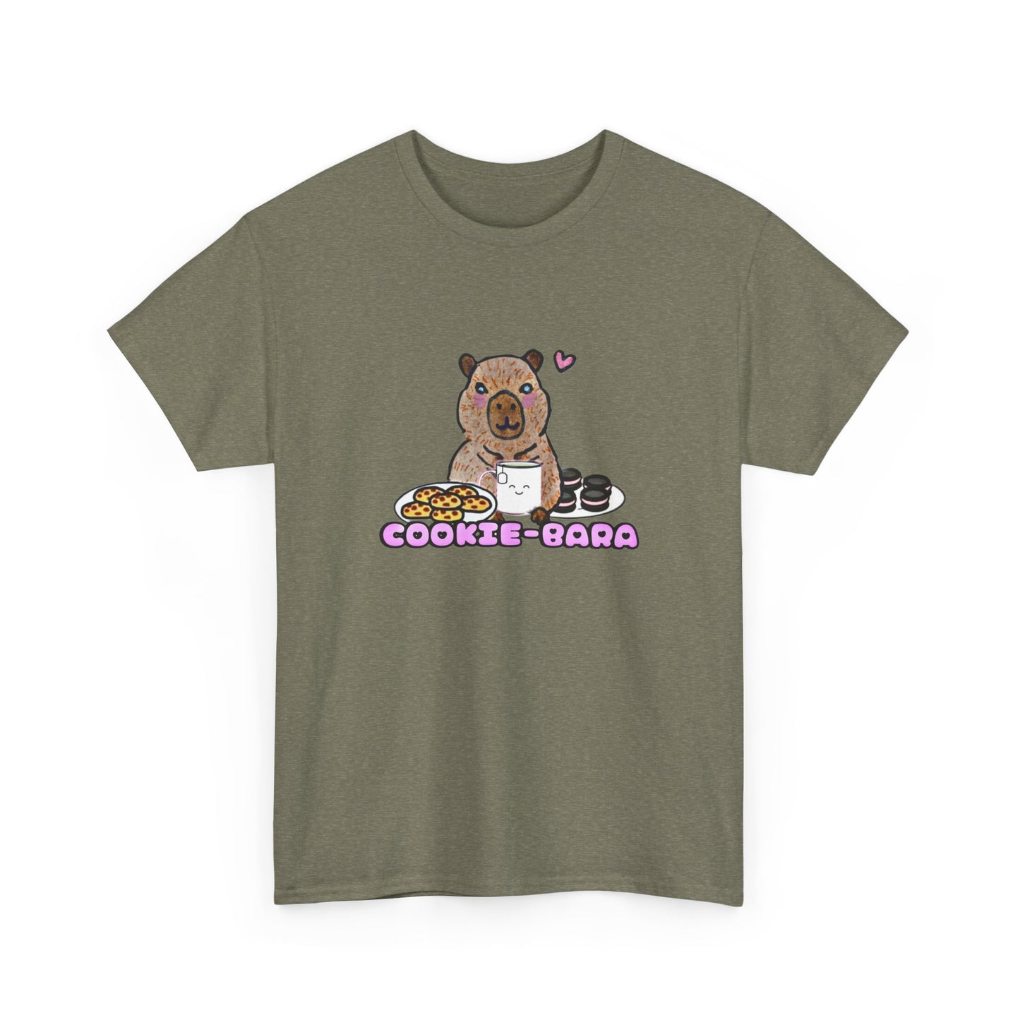 Cookie-bara unisex Heavy Cotton Tee - Sweet Treats T-Shirt