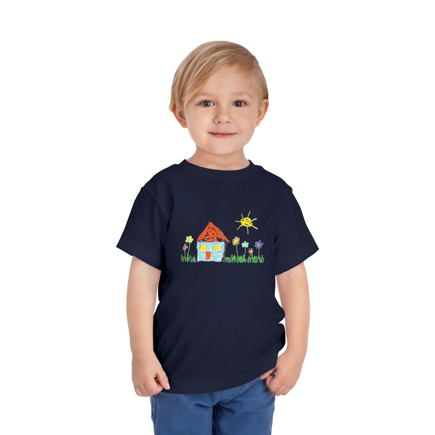 Your Childs Art on a Shirt - Toddler Short Sleeve Tee