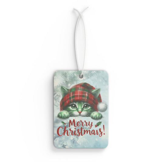 Merry Christmas Kitty - Car Air Freshener