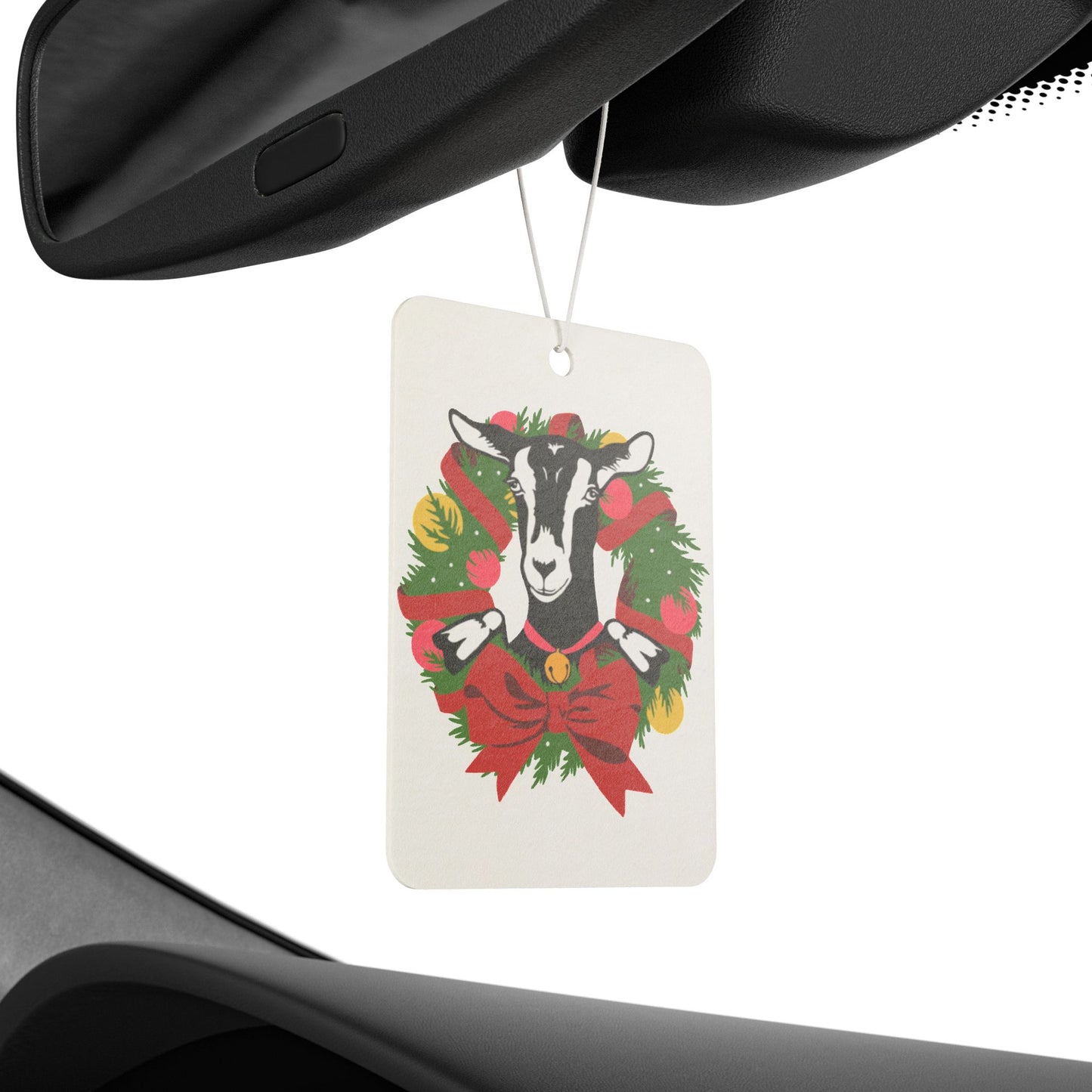 Goat Wreath - Car Air Freshener