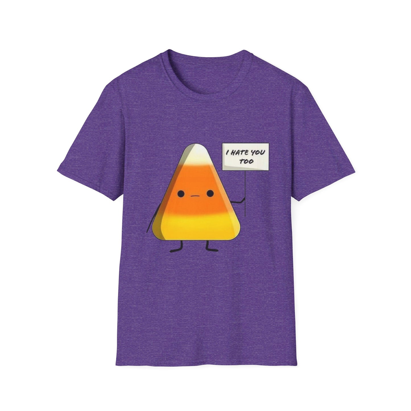 I Hate You Too Candy Corn - Unisex Softstyle T-Shirt