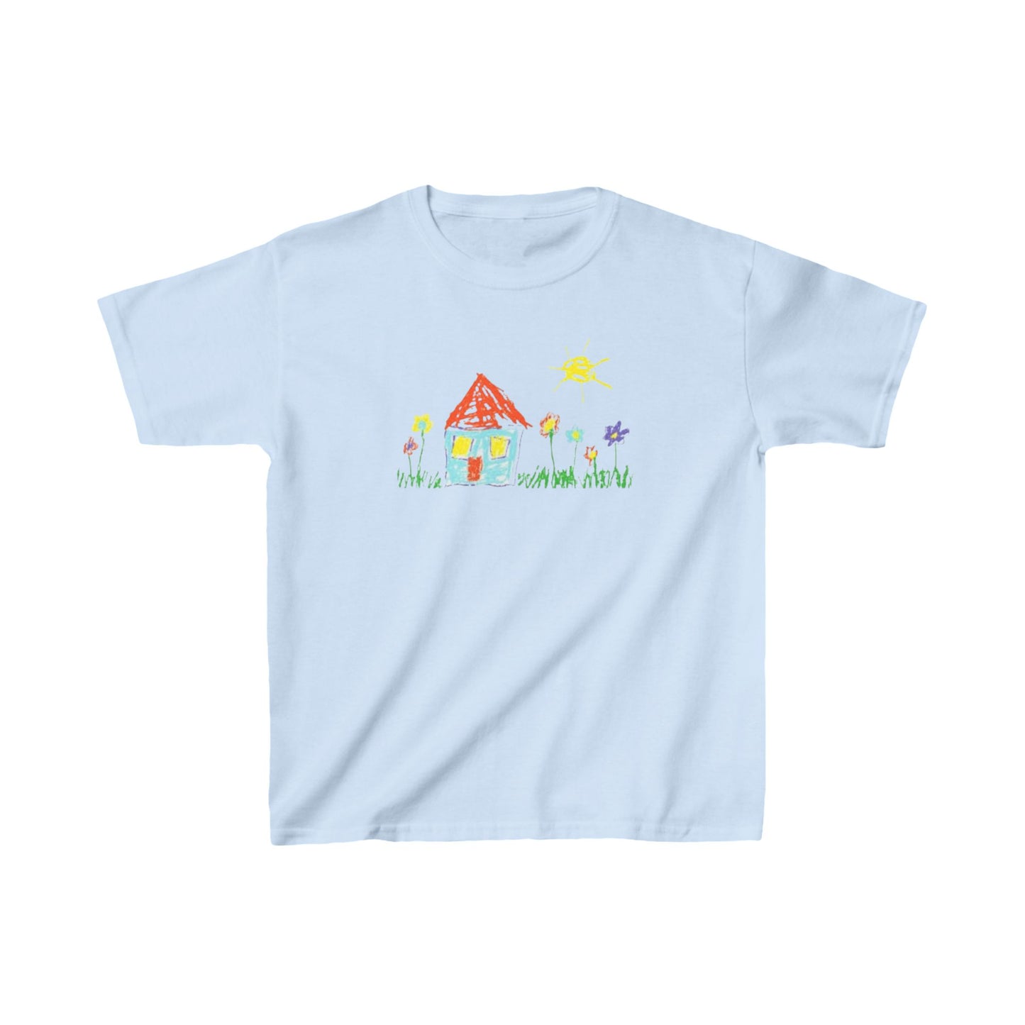 Your Childs Art on a Shirt - Kids Heavy Cotton™ Tee