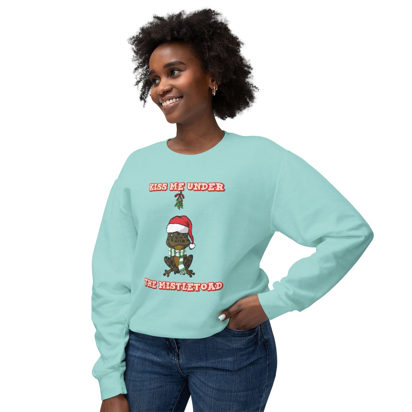 MistleToad - Unisex Lightweight Crewneck Sweatshirt