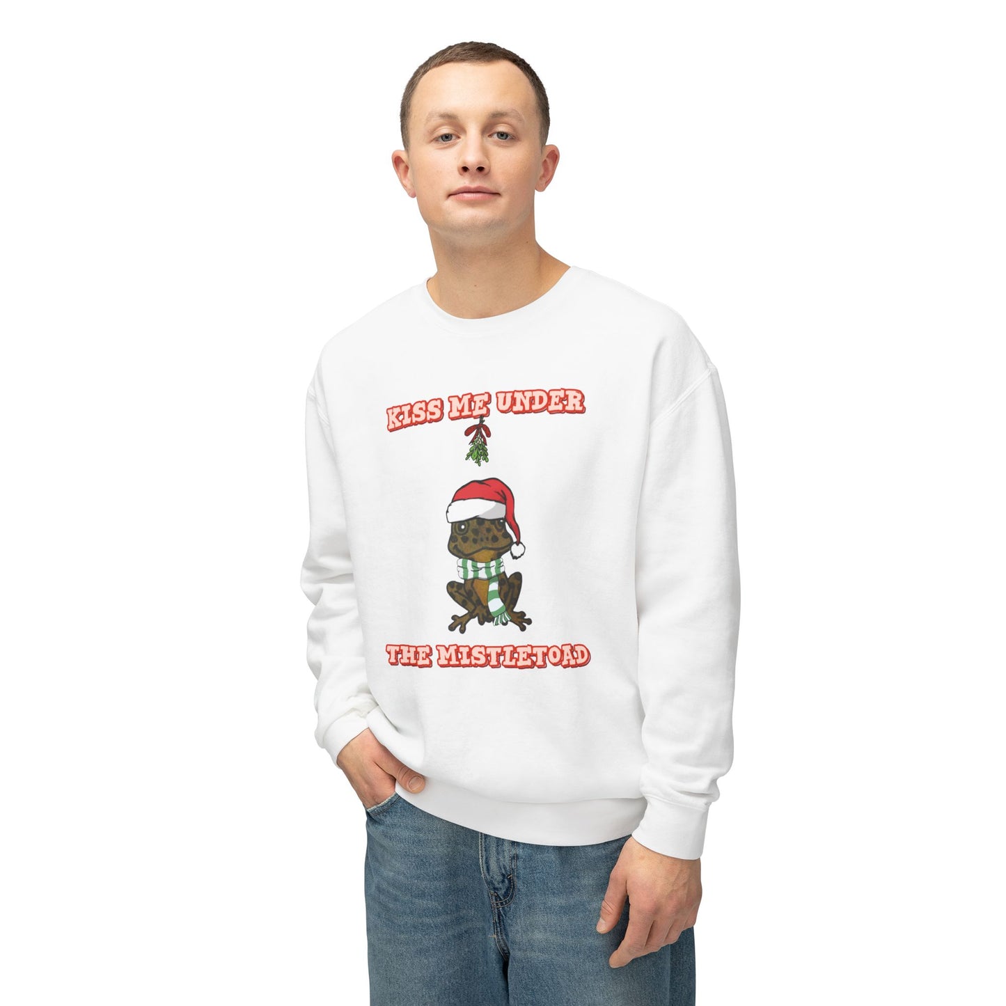 MistleToad - Unisex Lightweight Crewneck Sweatshirt