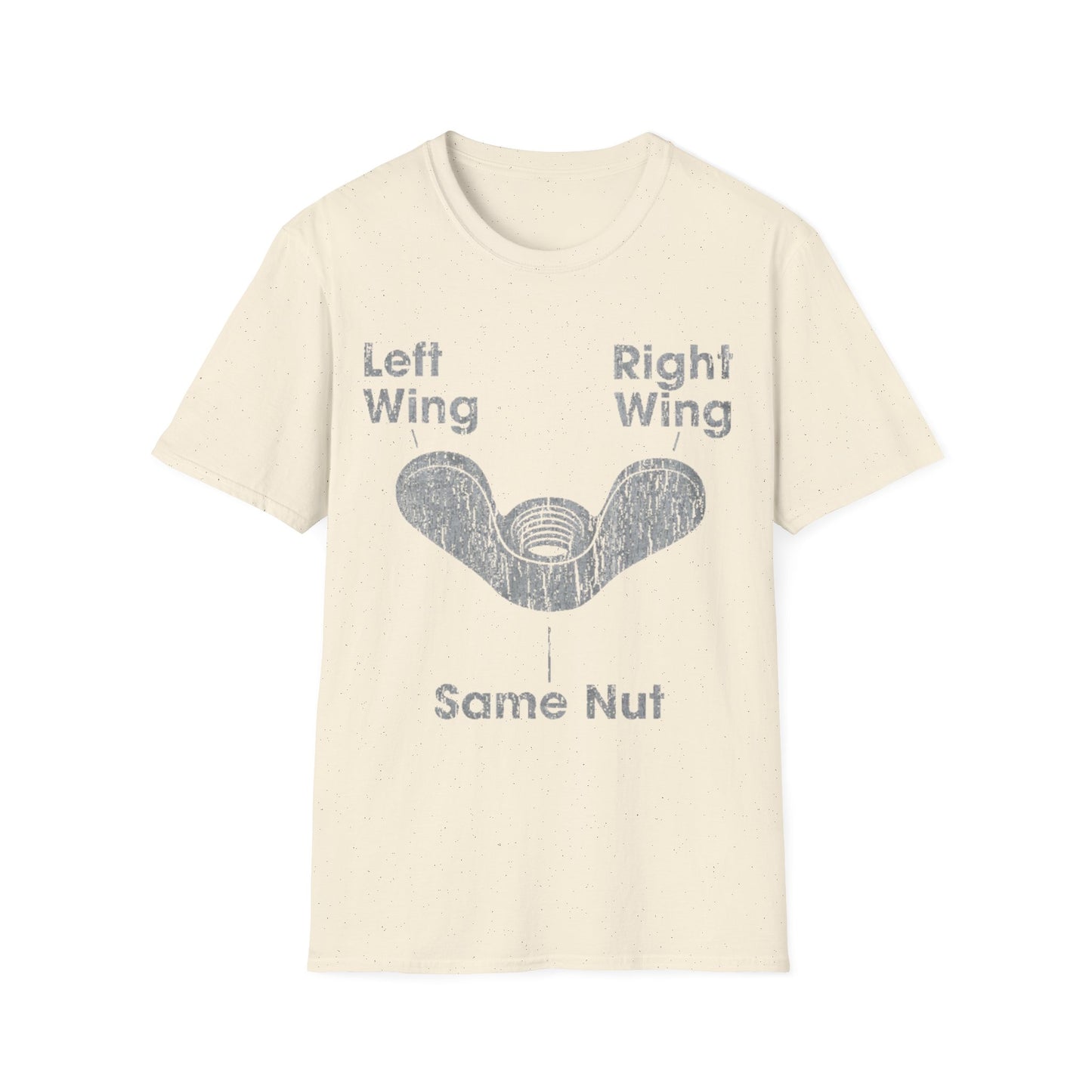 Left Wing Right Wing Same Nut - Unisex Softstyle T-Shirt