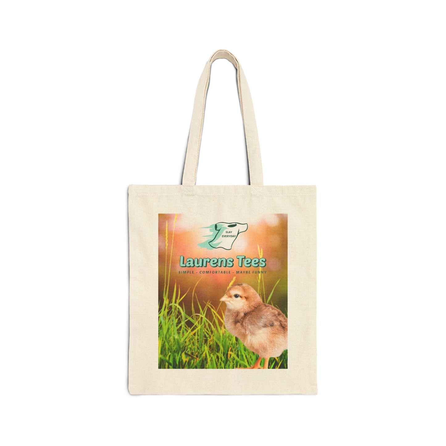 Single Side Print Custom - Cotton Canvas Tote Bag