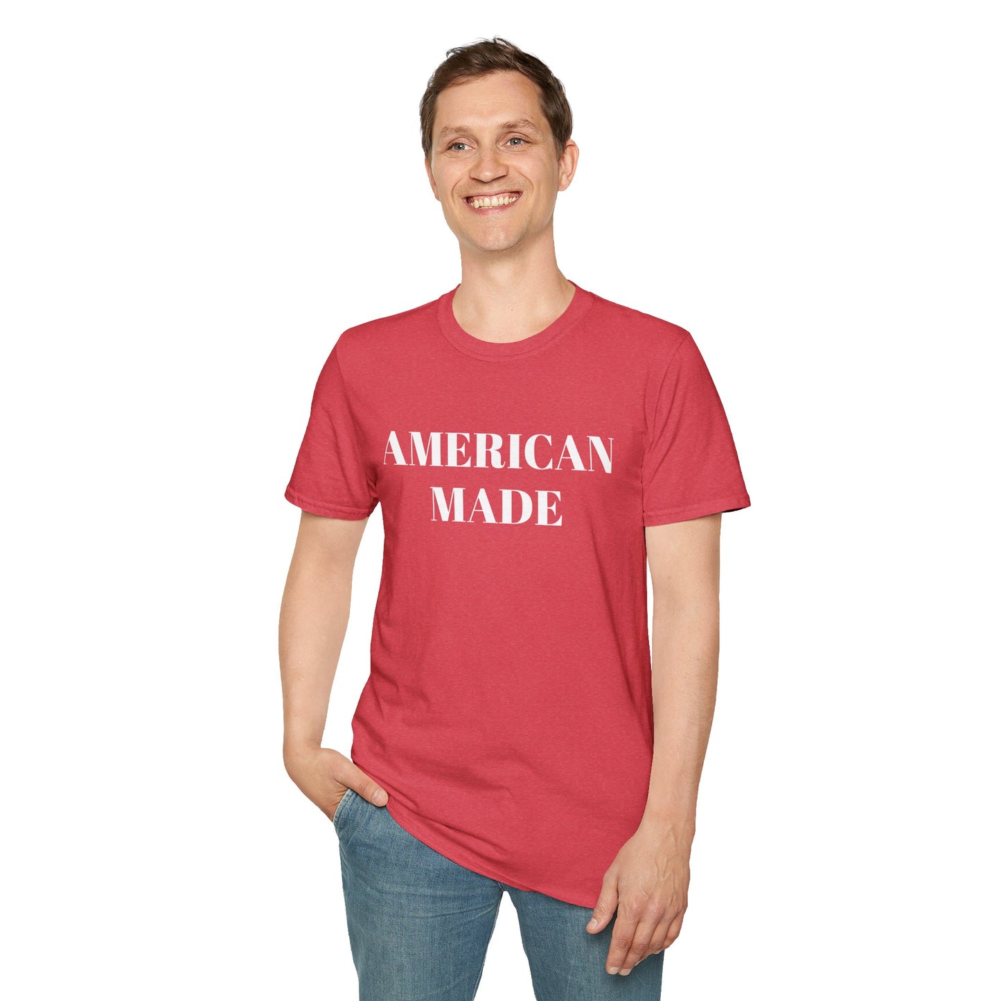 American Made - Unisex Softstyle T-Shirt | Comfortable Everyday Wear | Perfect for Casual Outings