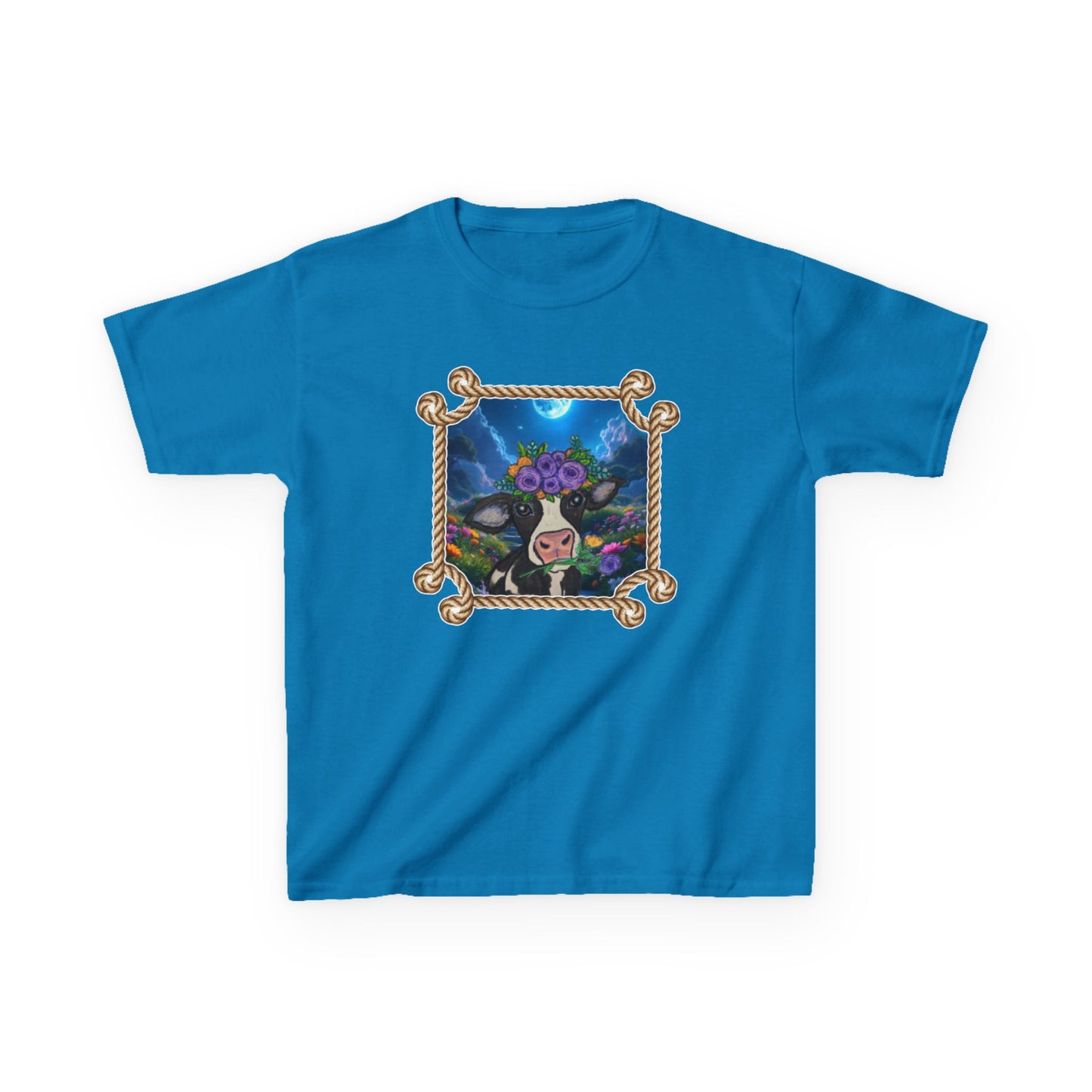 Whimsical Nature Kids Tee with Cute Animal Design