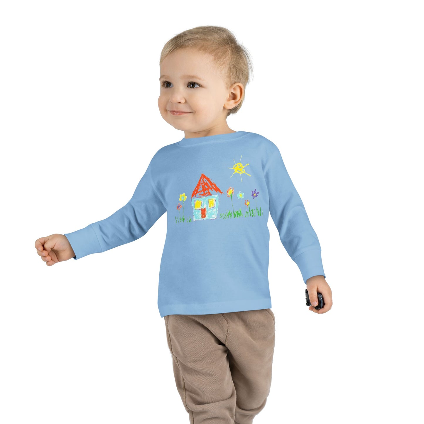 Your Child’s Art on a Shirt - Toddler Long Sleeve Tee