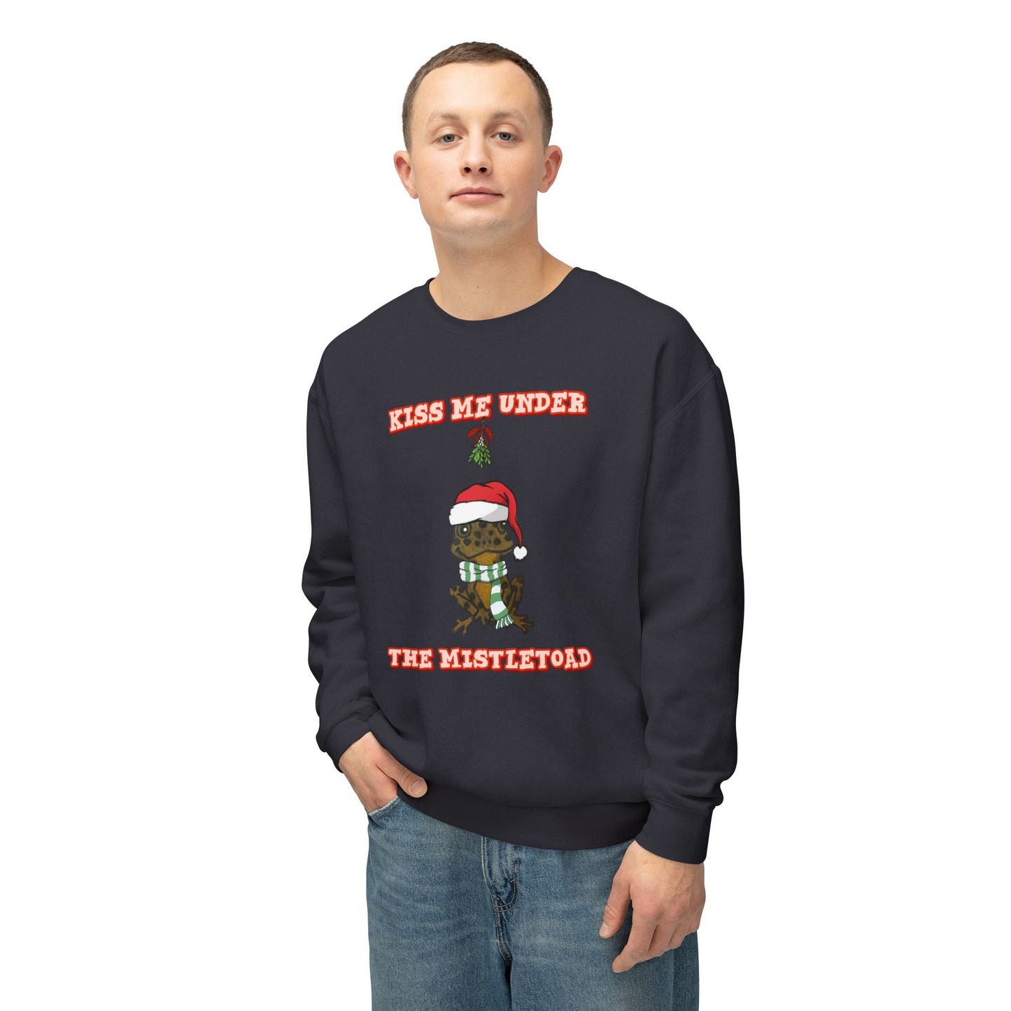 MistleToad - Unisex Lightweight Crewneck Sweatshirt