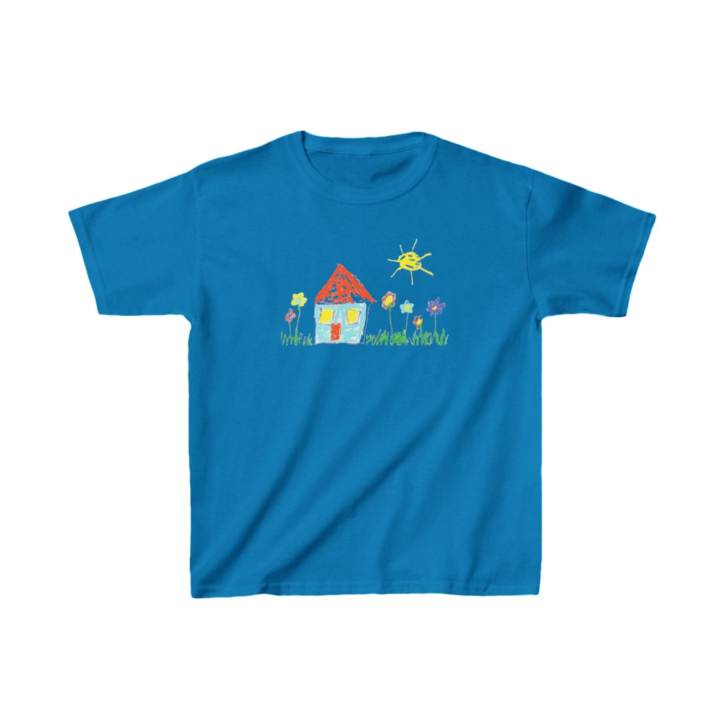 Your Childs Art on a Shirt - Kids Heavy Cotton™ Tee