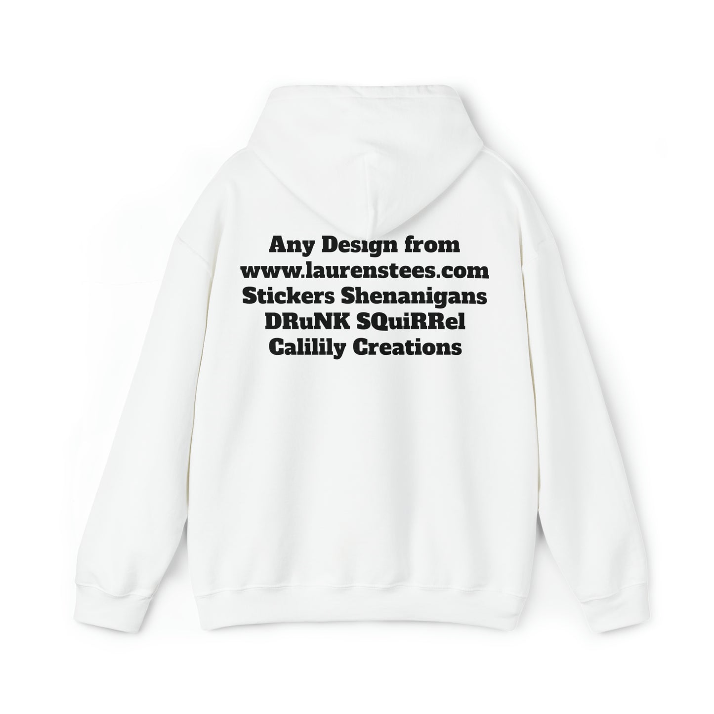 Custom or Any Design on Site Hoodie FRONT AND BACK DESIGNS - Unisex Heavy Blend™ Hooded Sweatshirt