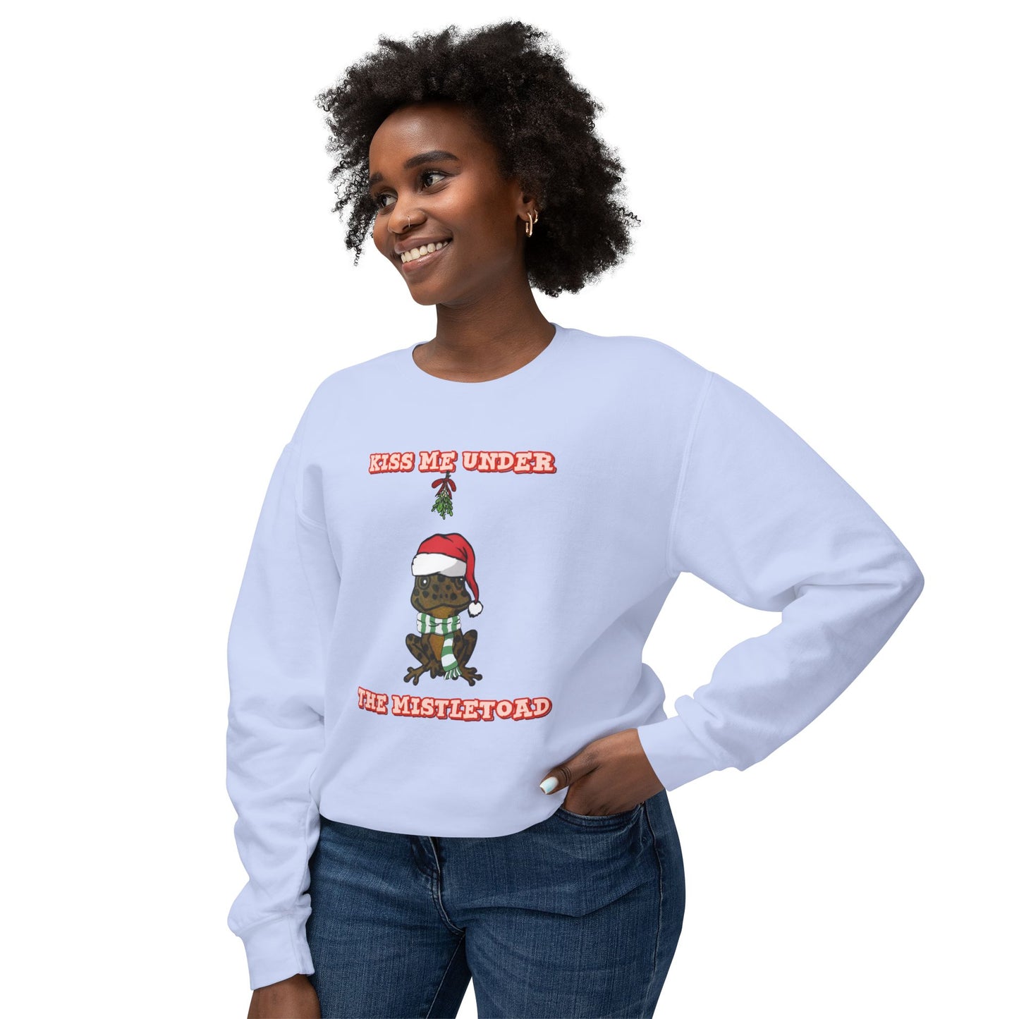 MistleToad - Unisex Lightweight Crewneck Sweatshirt