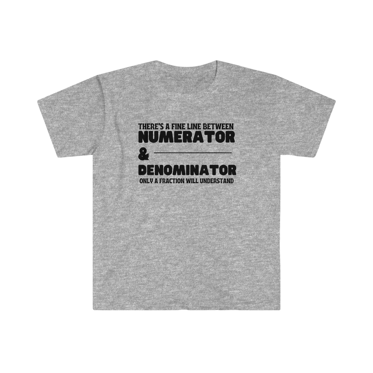 Numerator & Denominator - Unisex Softstyle T-Shirt