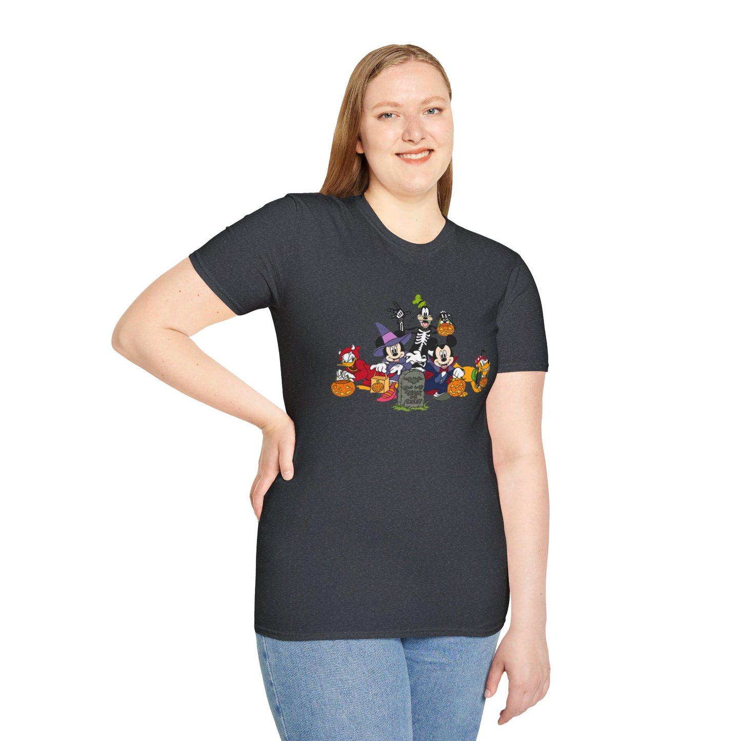 Mickey Trick or Treat - Unisex Softstyle T-Shirt