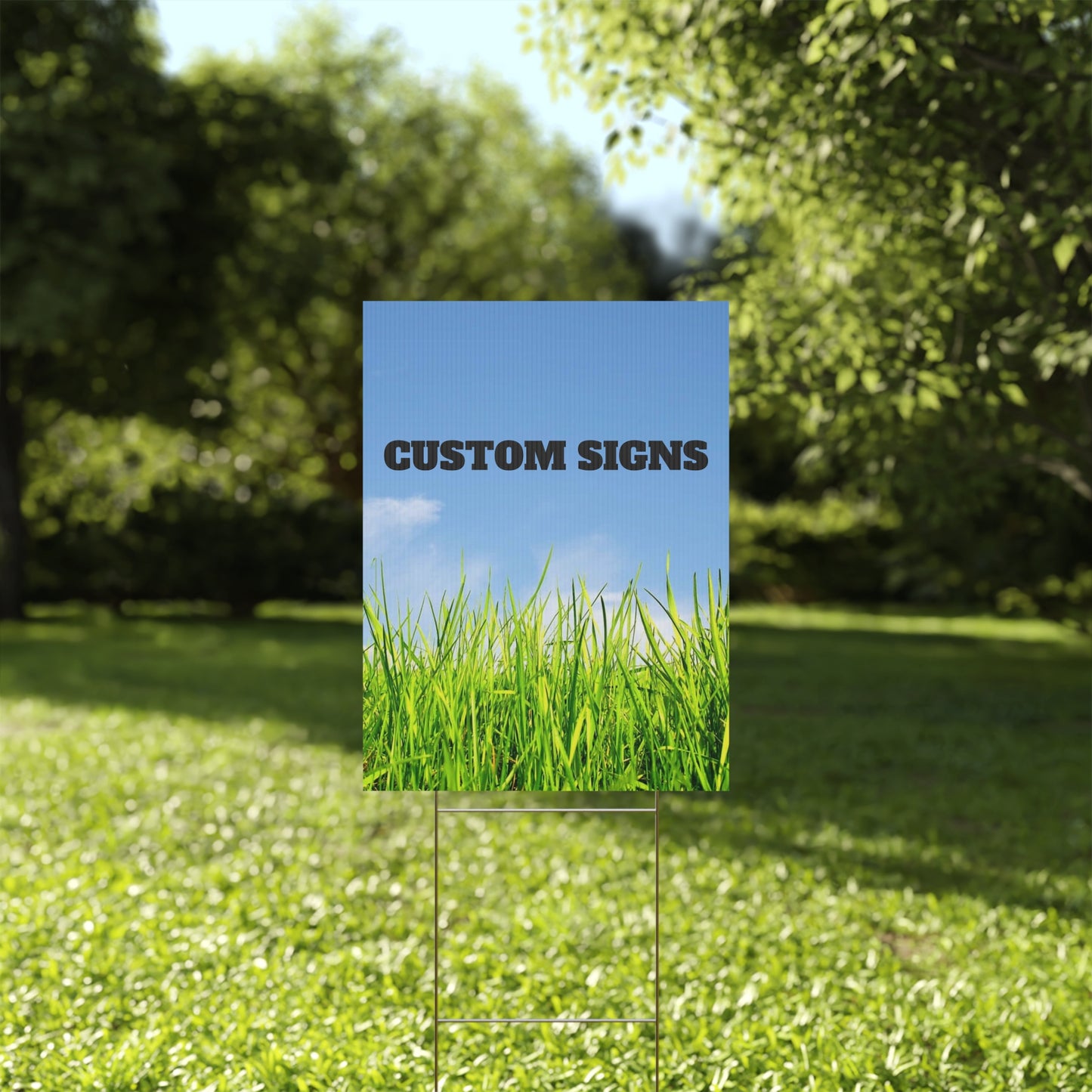 Custom - Plastic Yard Sign