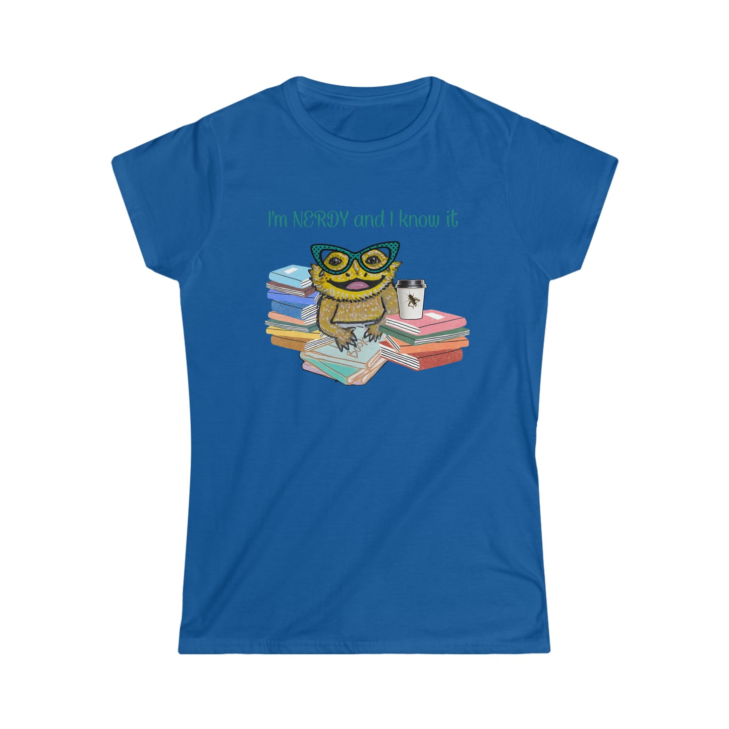 I’m Nerdy & I know it Beardie - Women's Softstyle Tee