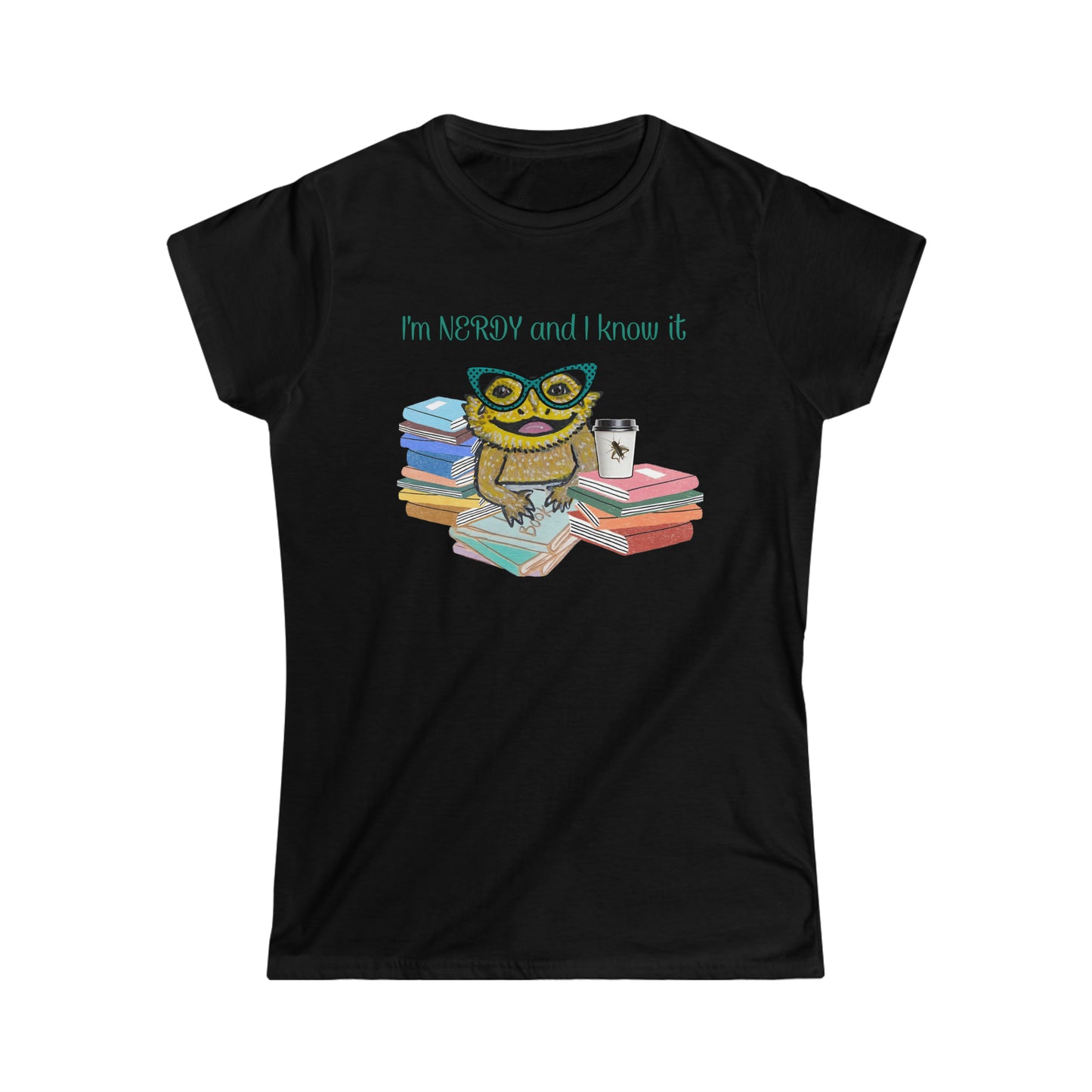 I’m Nerdy & I know it Beardie - Women's Softstyle Tee