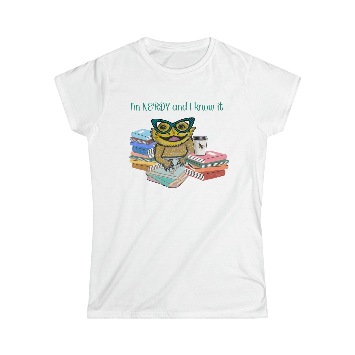 I’m Nerdy & I know it Beardie - Women's Softstyle Tee