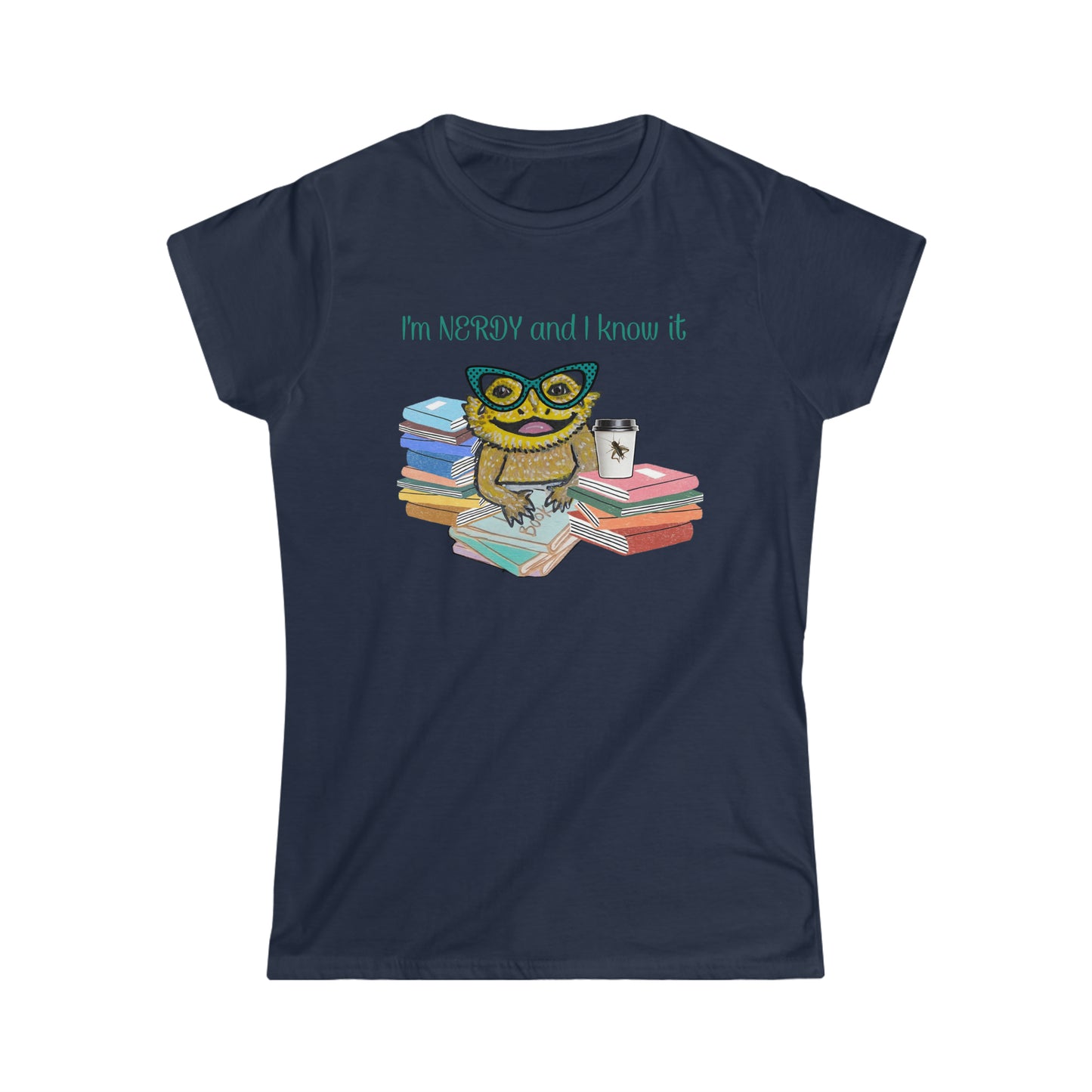 I’m Nerdy & I know it Beardie - Women's Softstyle Tee