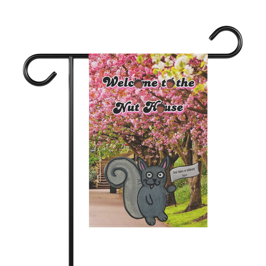 Welcome to The Nut House Spring in the Park - Garden & House Banner
