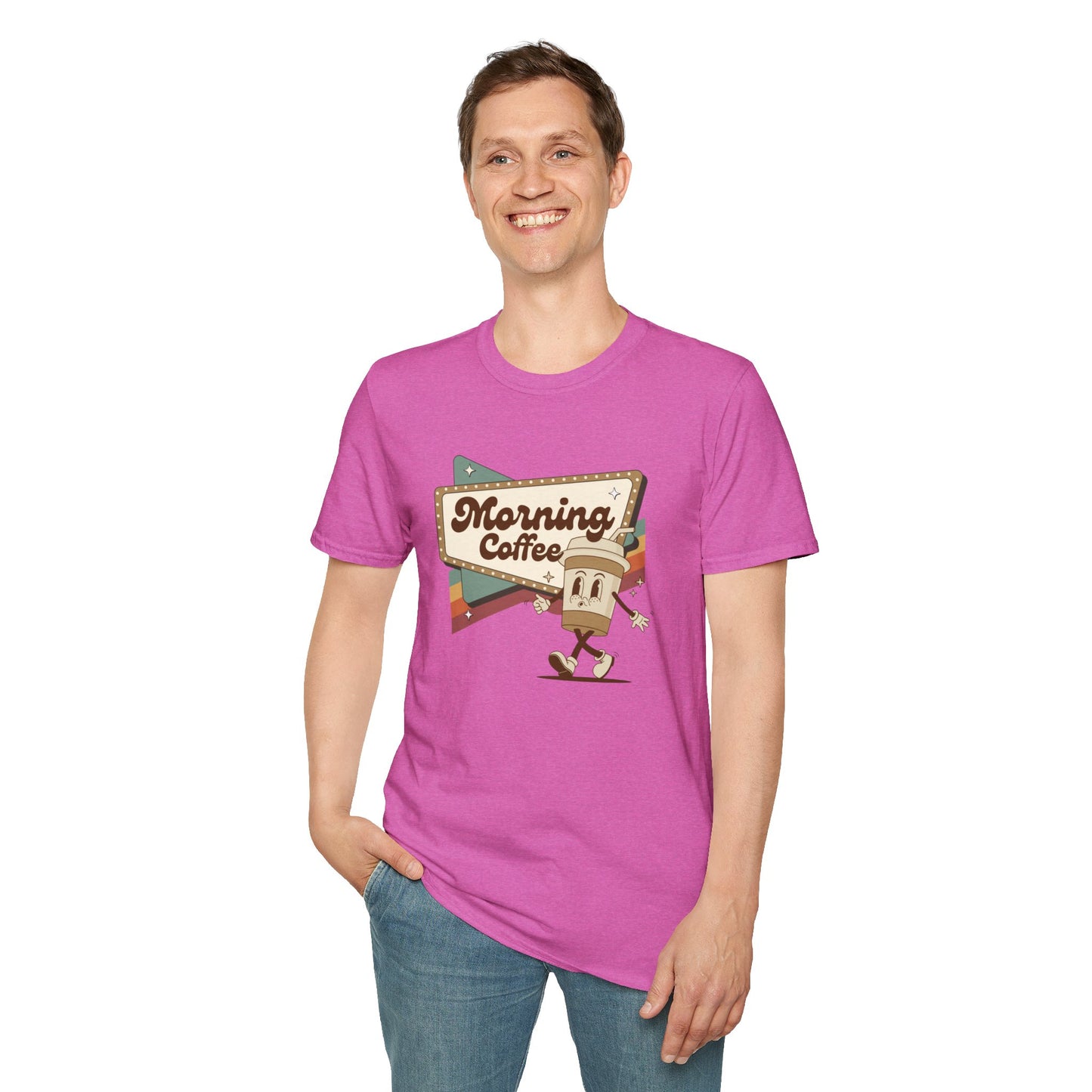 Morning Coffee - Unisex Softstyle T-Shirt