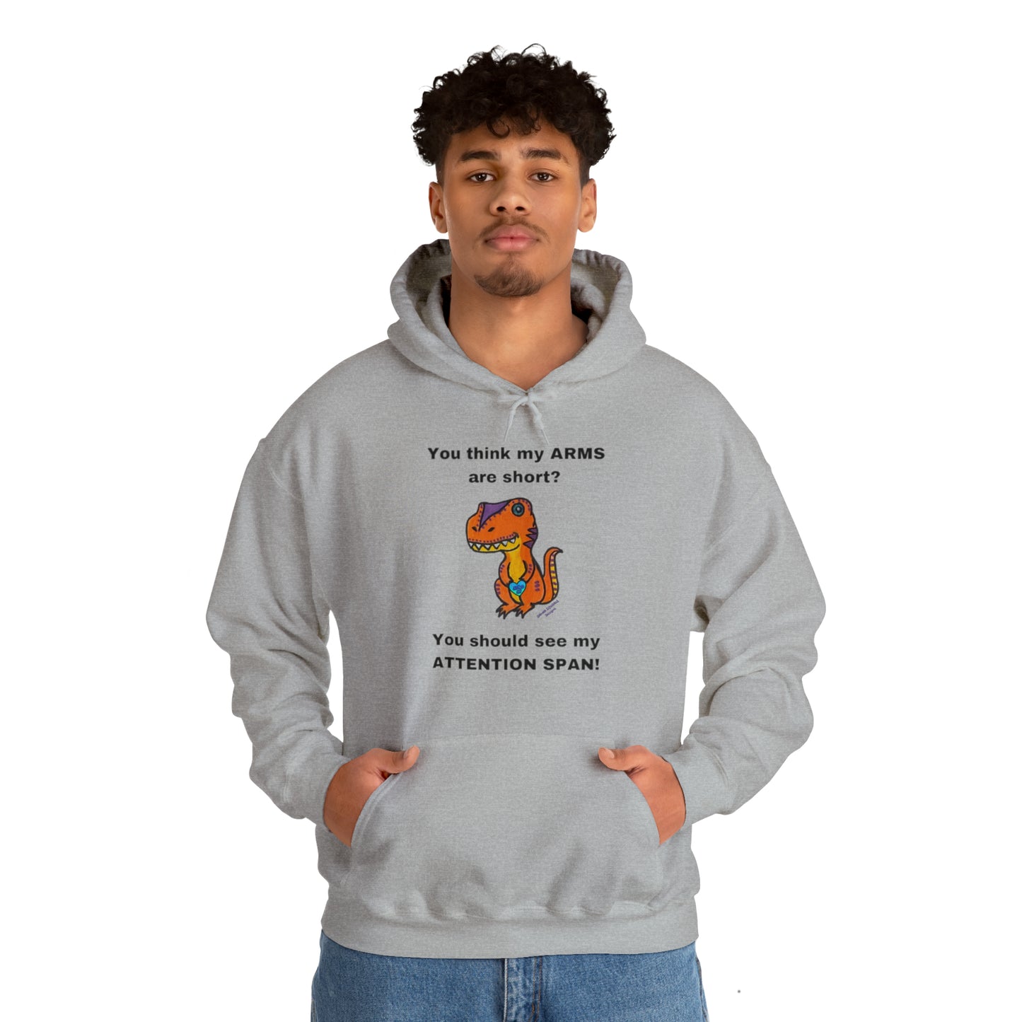 You think my arms are short... - Unisex Heavy Blend™ Hooded Sweatshirt