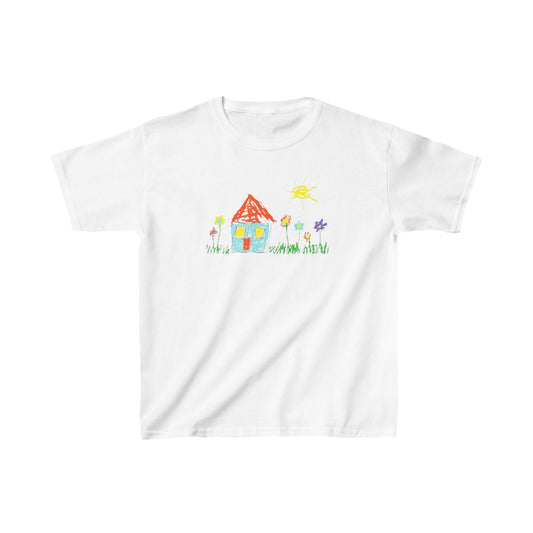 Your Childs Art on a Shirt - Kids Heavy Cotton™ Tee