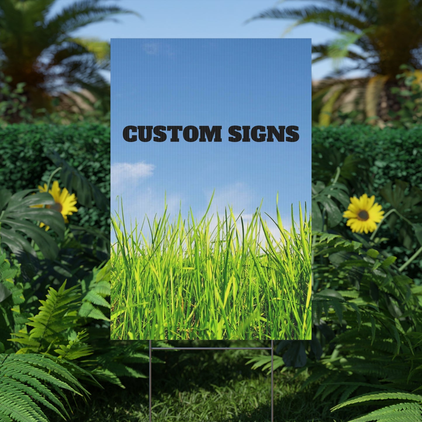 Custom - Plastic Yard Sign