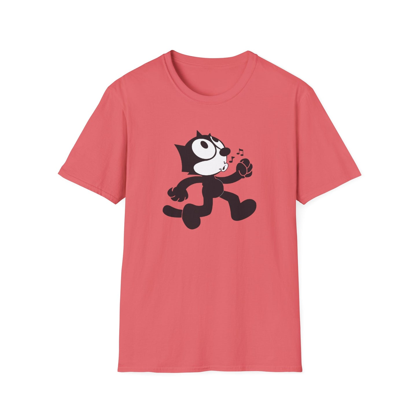 Vintage Felix the Cat Unisex Softstyle T-Shirt - Retro Music Vibe