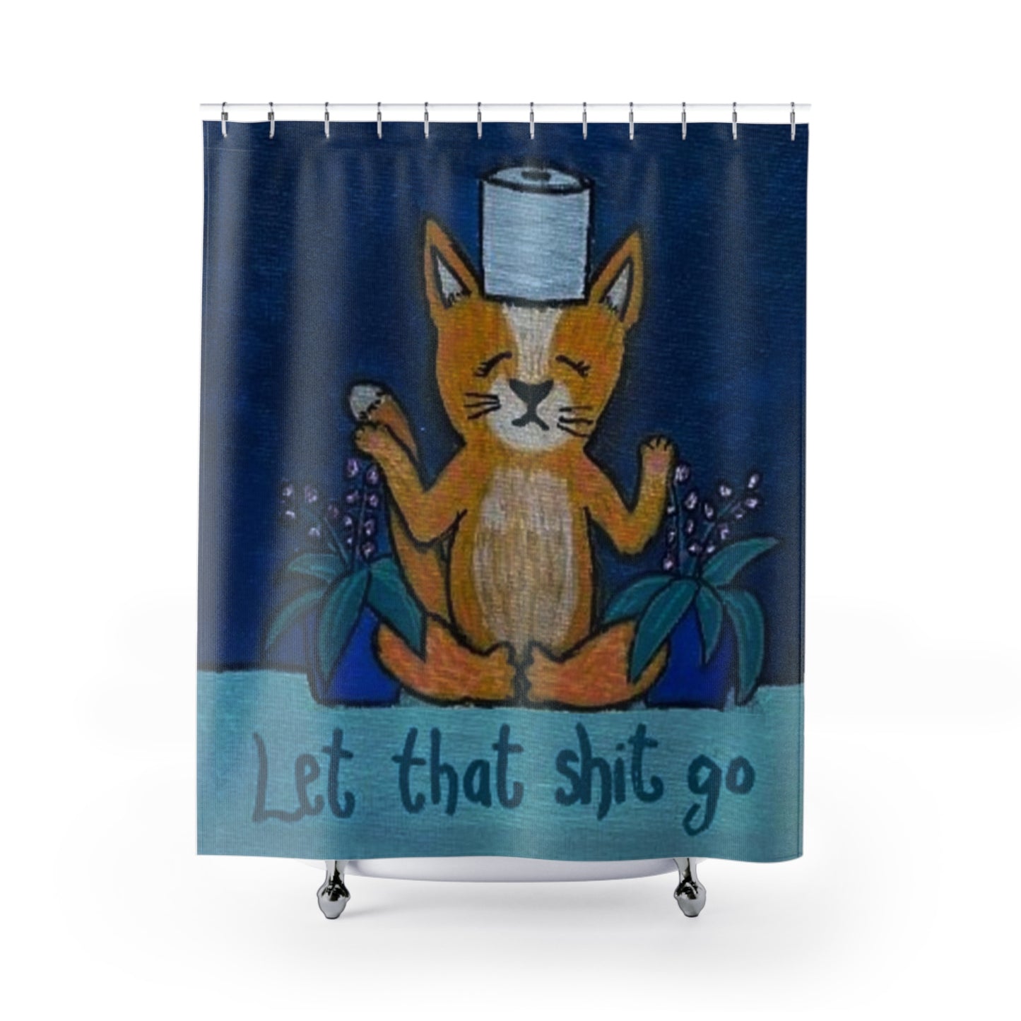 Let that s$&@ go - Shower Curtains