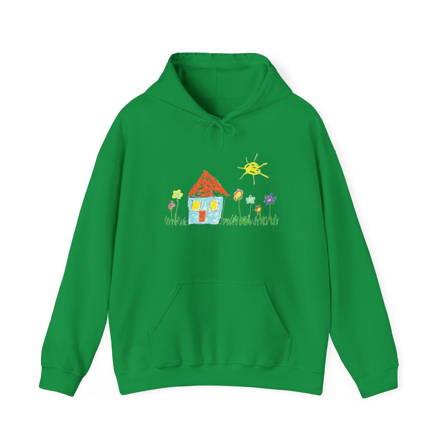 Your Childs Art on a Shirt - Adult Unisex Heavy Blend™ Hooded Sweatshirt