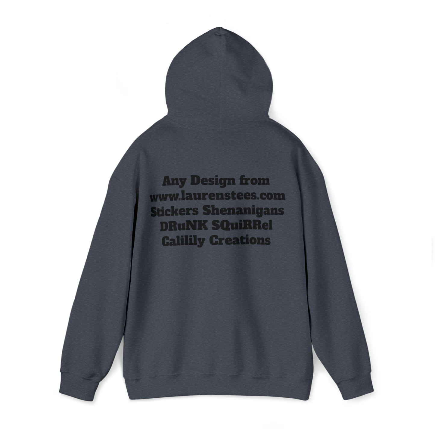 Custom or Any Design on Site Hoodie FRONT AND BACK DESIGNS - Unisex Heavy Blend™ Hooded Sweatshirt