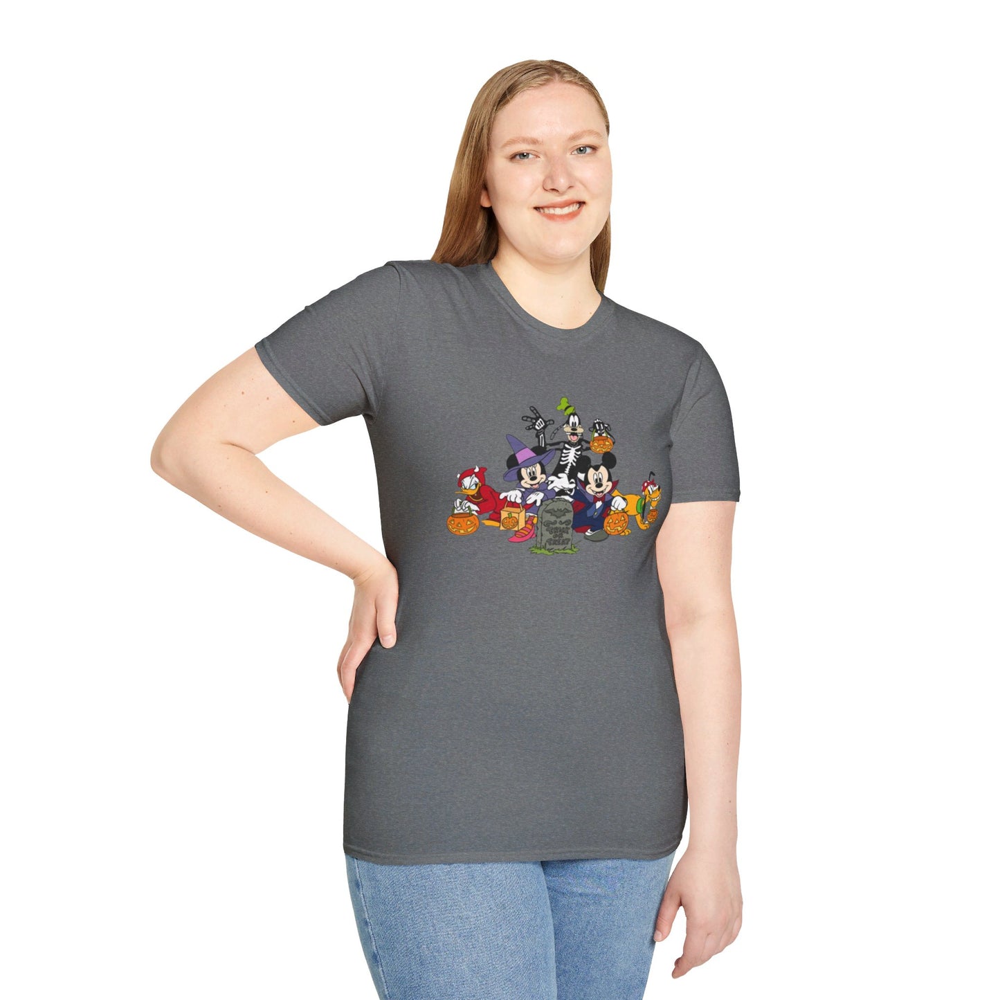 Mickey Trick or Treat - Unisex Softstyle T-Shirt