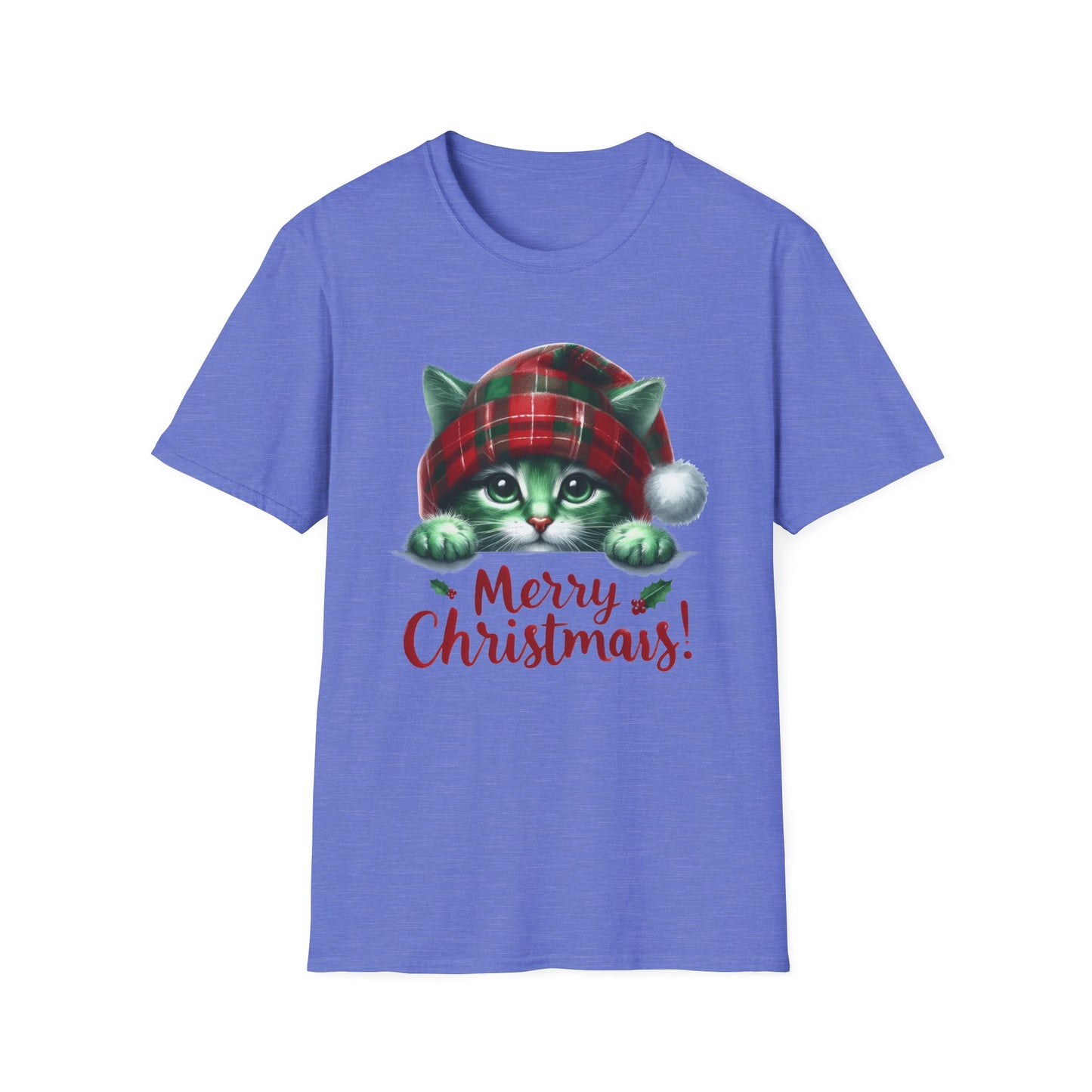 Merry Christmas Kitty - Unisex Softstyle T-Shirt